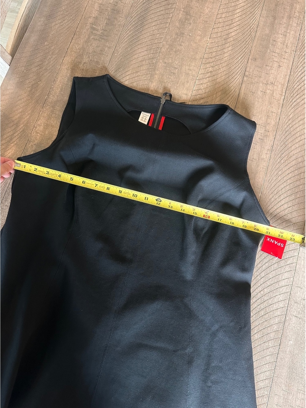 NWT SPANX The Perfect Fit & Flare Dress in Classic Black Women’s size 1X 20381R - Picture 9 of 15